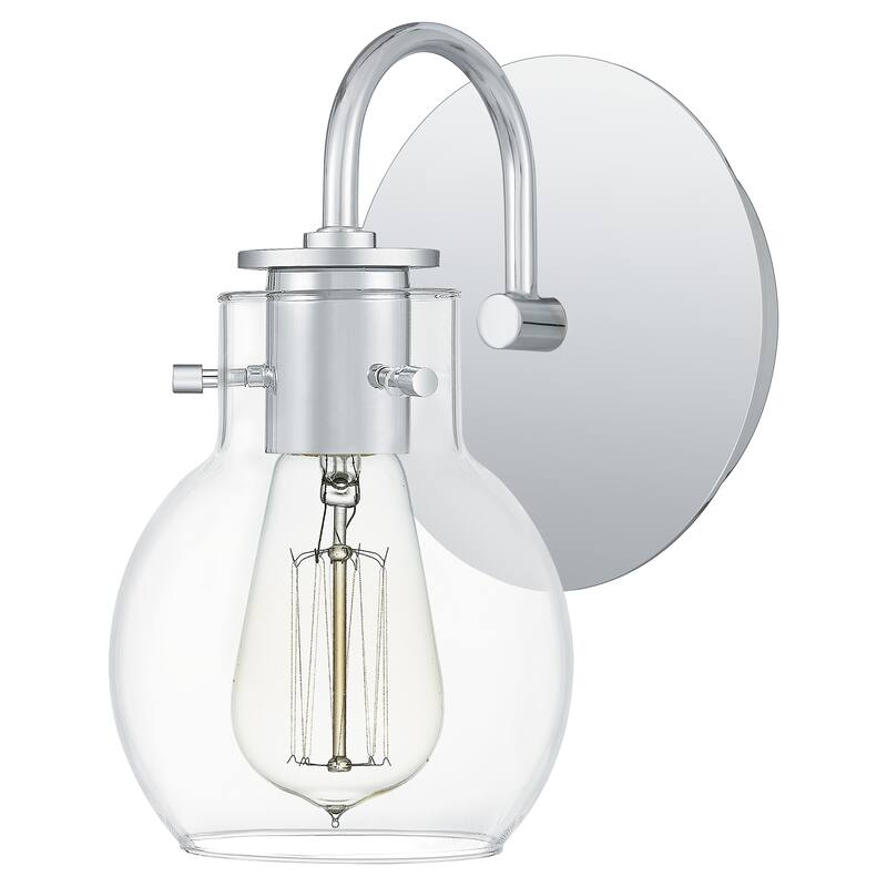 Quoizel Andrews Antique Nickel 1-Light Wall Sconce