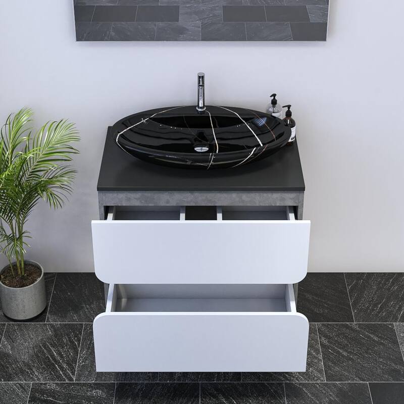 Azurro 2S 80 Floating Bathroom Vanity (32" Width)