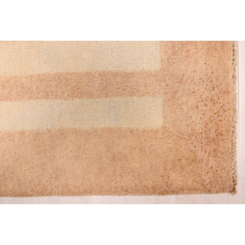 ECARPETGALLERY Hand-knotted Peshawar Ziegler Tan Wool Rug - 8'0 x 10'5
