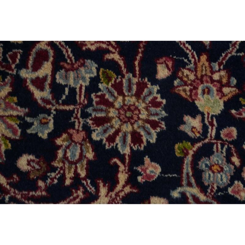 Hand Knotted Oriental 100% Wool Carpet Traditional All-Over Beige & Ivories Kerman Area Rug - 16' 6'' X 11' 2''