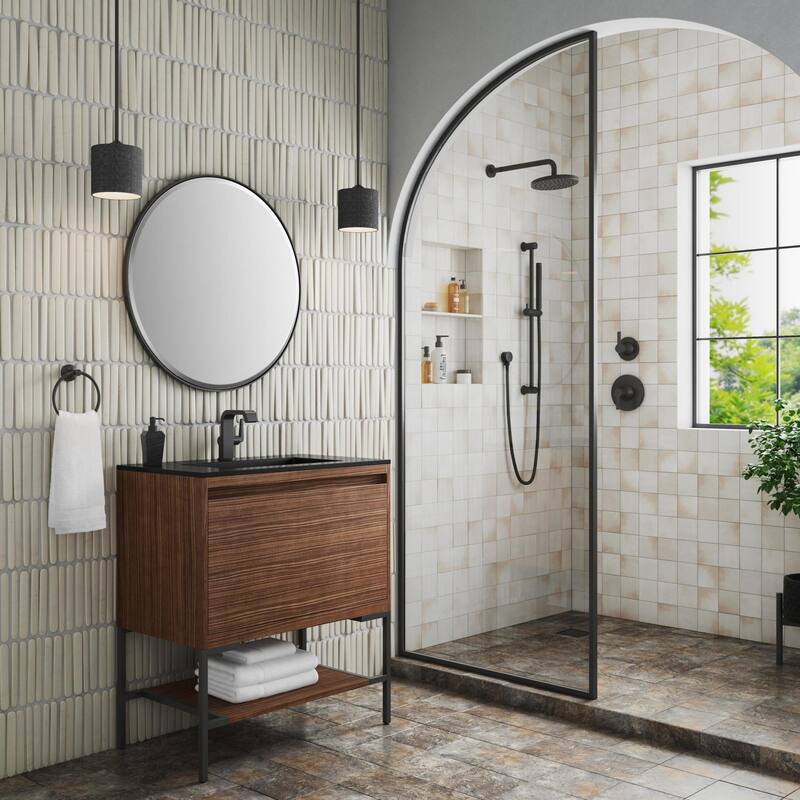 James Martin Vanities 805-V31.5-MB-CH Mantova 32" Single Basin Poplar