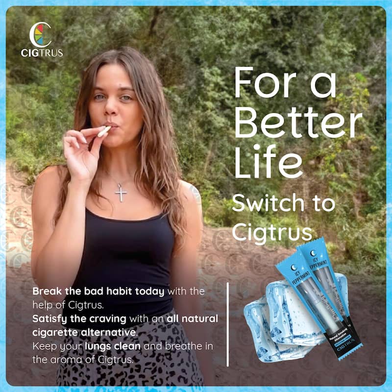 Cigtrus Natural Nicotine Free and Tobacco Free Smoking Alternative -  Overstock - 42887604