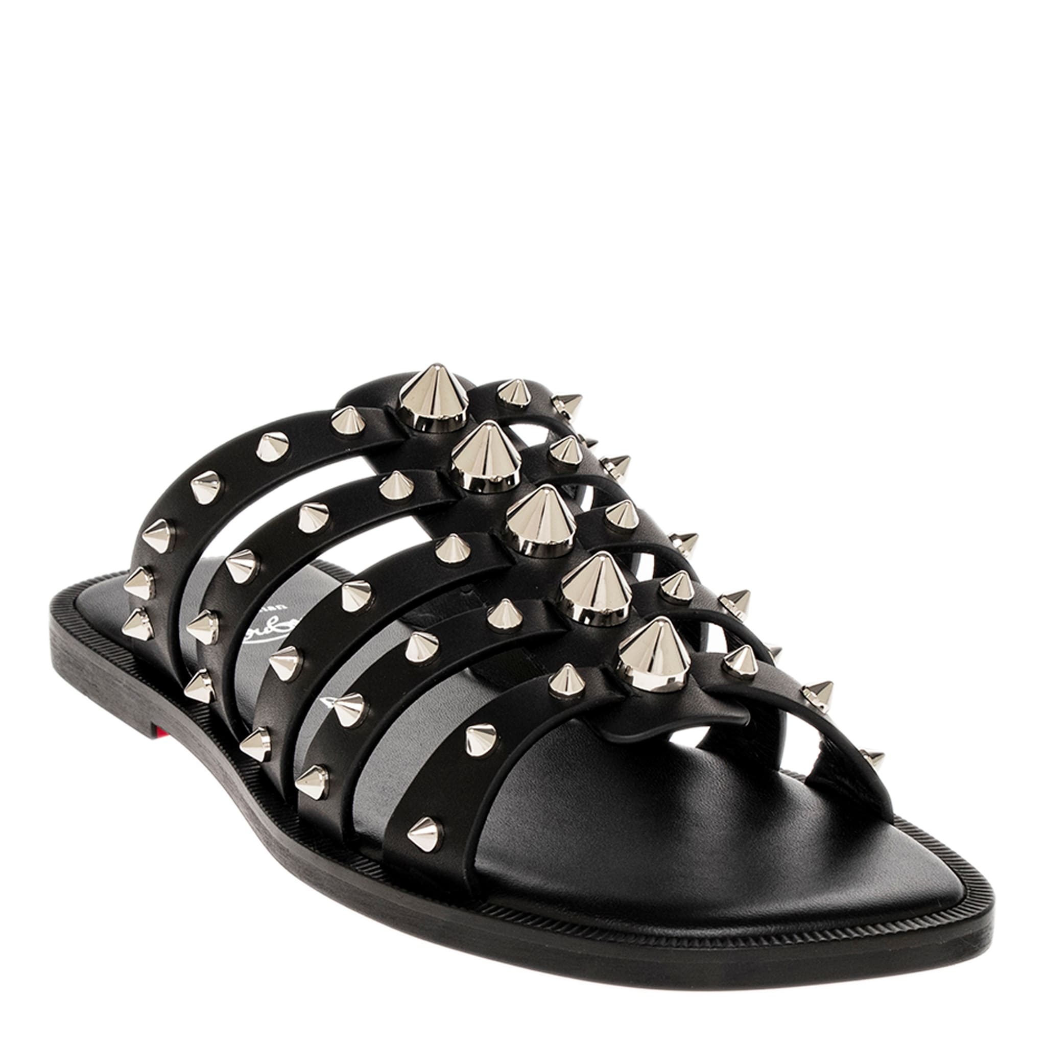 Christian Louboutin Charja Flat Mules - Overstock - 43147309