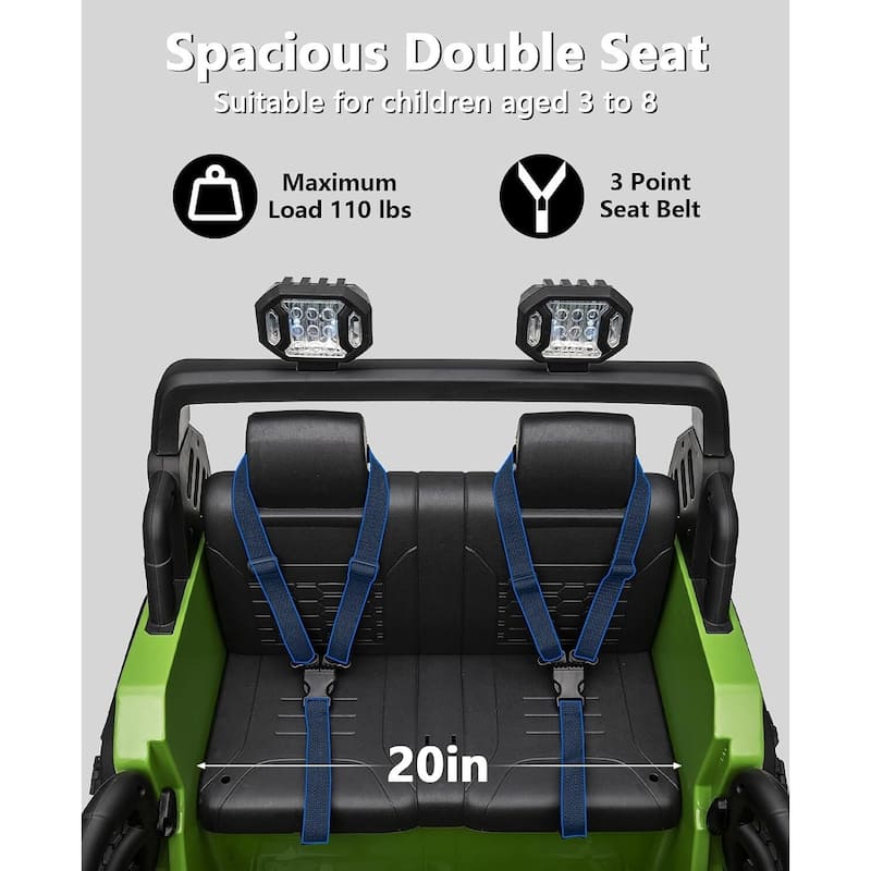 2 Seater Ride On Jeep Car Toy Vehicle for Kids Best Gifts