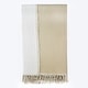 preview thumbnail 1 of 2, 100% Merino Wool Collection Reversible Throws Off-White