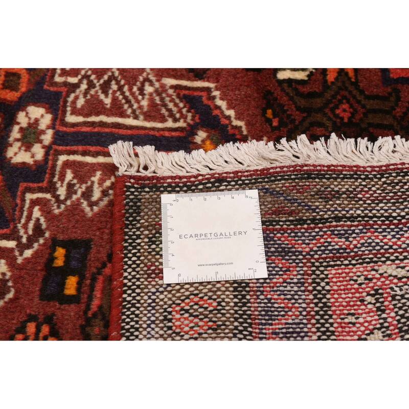 ECARPETGALLERY Hand-knotted Andelz Red Wool Rug - 3'3 x 4'7