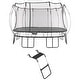 preview thumbnail 1 of 6, Springfree Trampoline Kids Square 13 Ft Trampoline & FlexrStep V2 Safety Ladder - 92