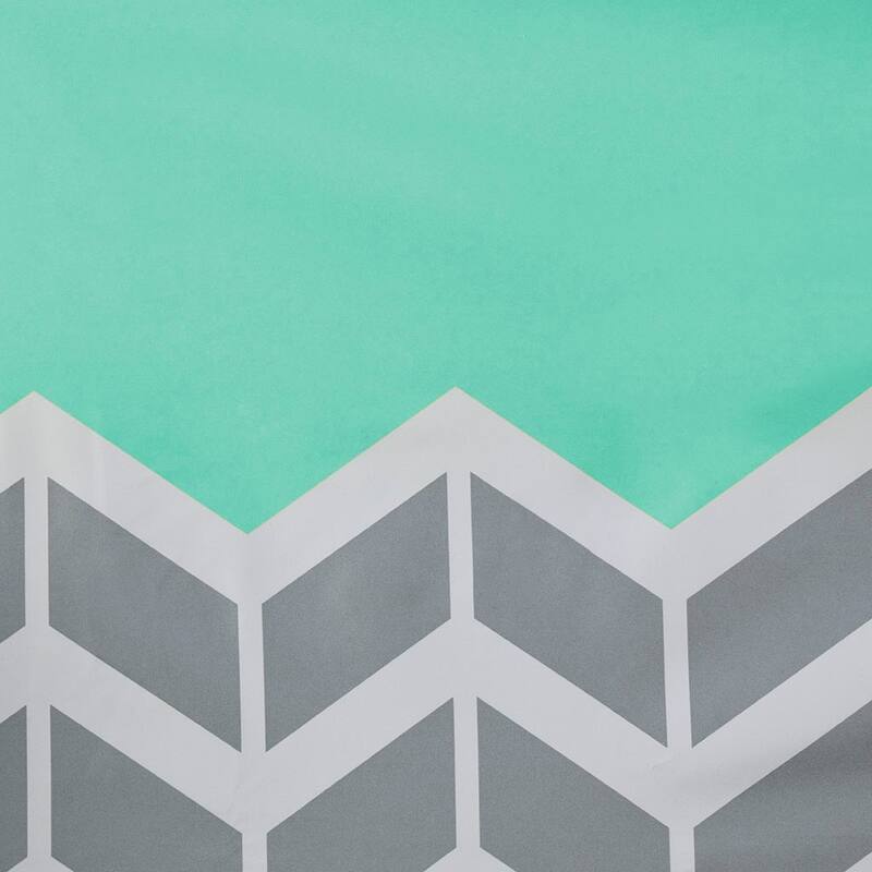 Chevron Printed Room Darkening Grommet Top Panel