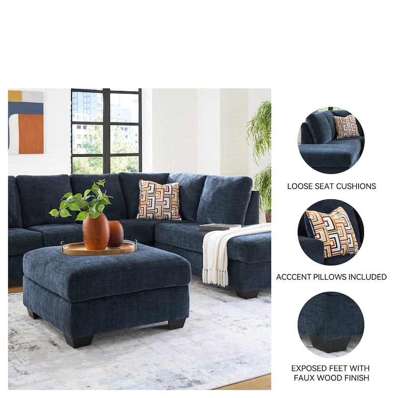 Signature Design by Ashley Aviemore 2-Piece Sectional with Chaise - 110"W x 90"D x 37"H