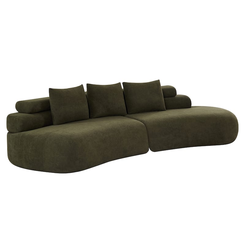 Christopher Knight Home - Compressed Modern Upholstered Modular Sectional Sofa