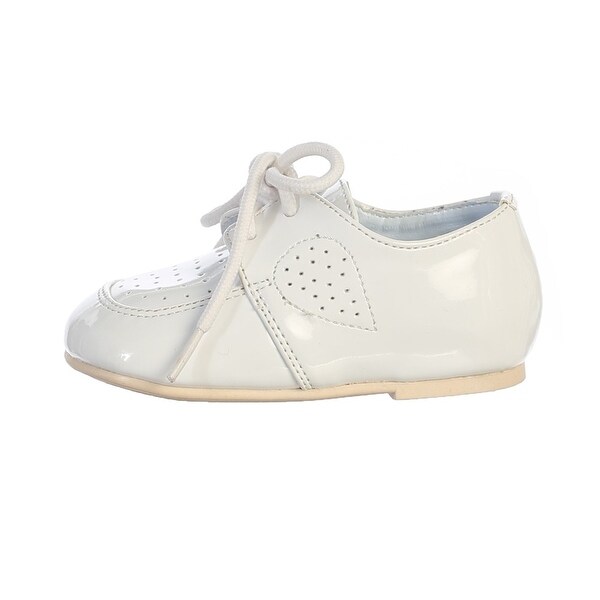 baby boy white dress shoes