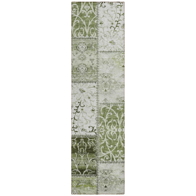 Nara Patchwork Weather Resistant Classic Meets Modern Outdoor Rug