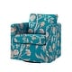 preview thumbnail 6 of 51, HULALA HOME Erkenbald Modern Slipcovered Swivel Chair with Reversible Cushion and Washable Cover