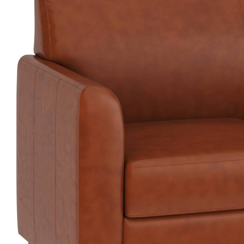 LeatherSoft Chair with Clean Line Stitched Frame - 30.5"W x 29"D x 31.5"H