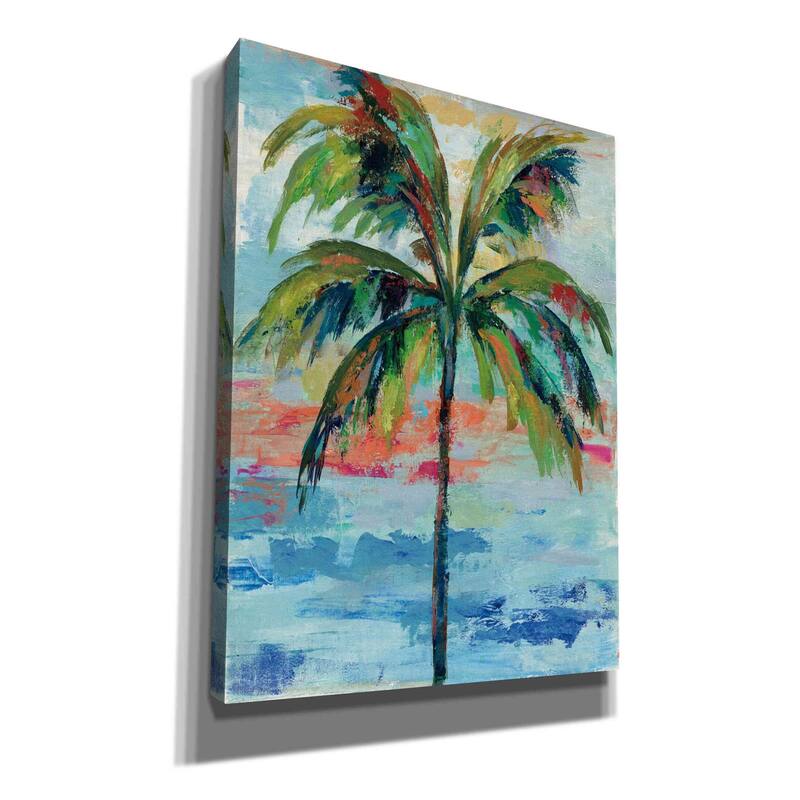 Epic Graffiti 'California Palm I' by Silvia Vassileva, Canvas Wall Art