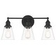 preview thumbnail 1 of 0, Minka Lavery 5683 Barwell 3 Light 24" Wide Vanity Light with Clear