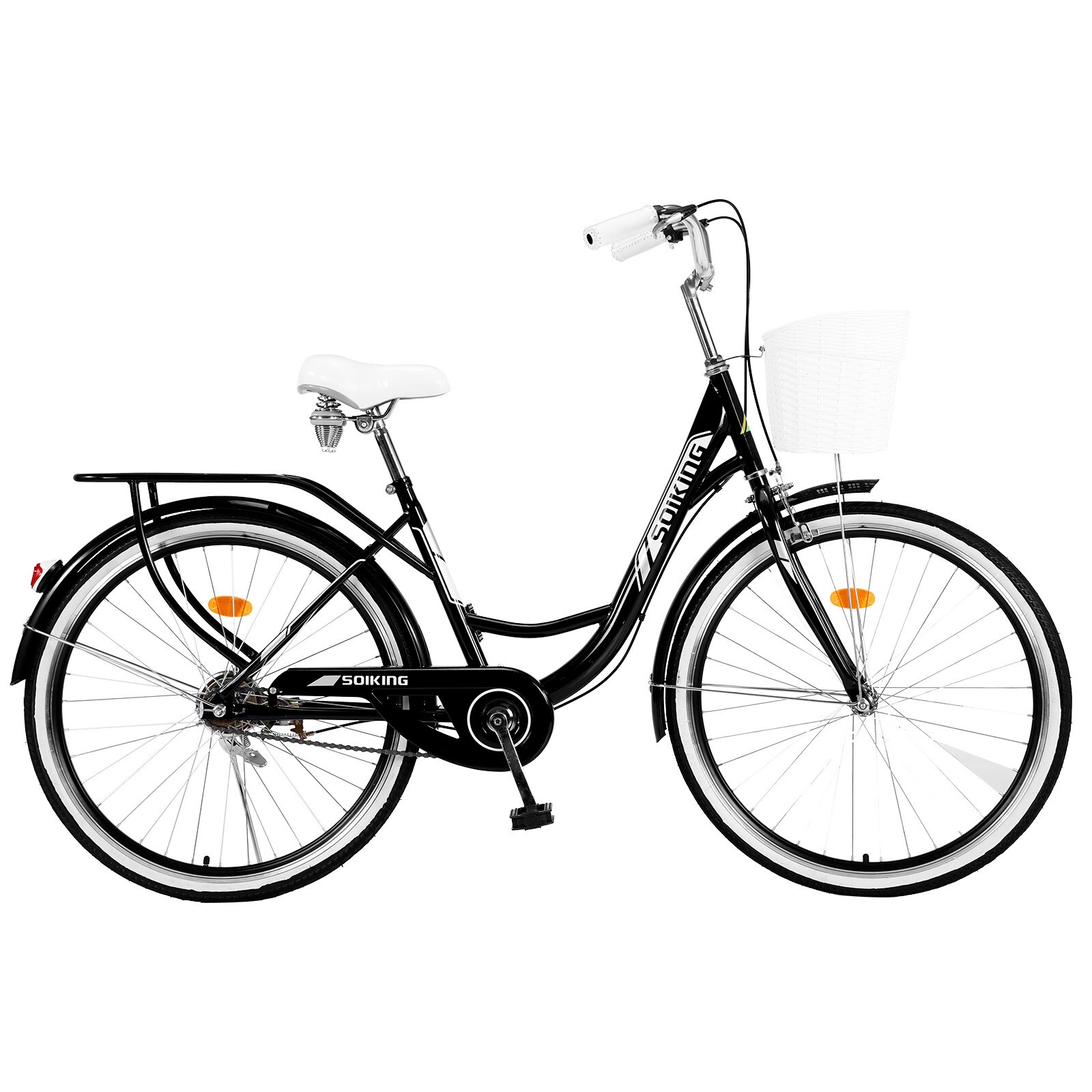 26 Inch Womens Comfort BIkes Beach Cruiser BIke Single Speed BIcycle Comfortable BIcycle