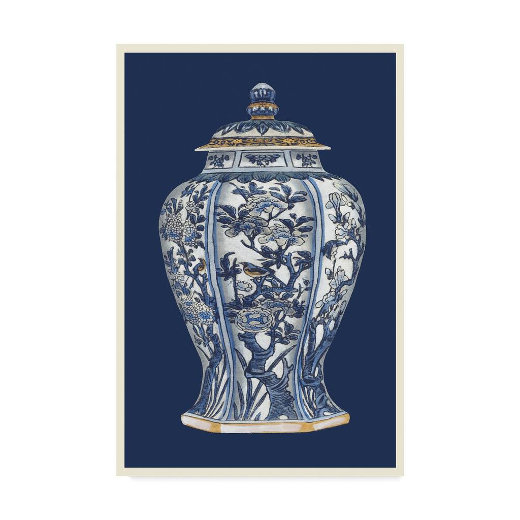 Vision Studio 'Blue And White Porcelain Vase I' Canvas Art