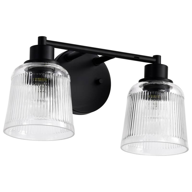 Nuvo Lighting 60/8602 Grayson 2 Light 15" Wide Vanity Light - Matte Black