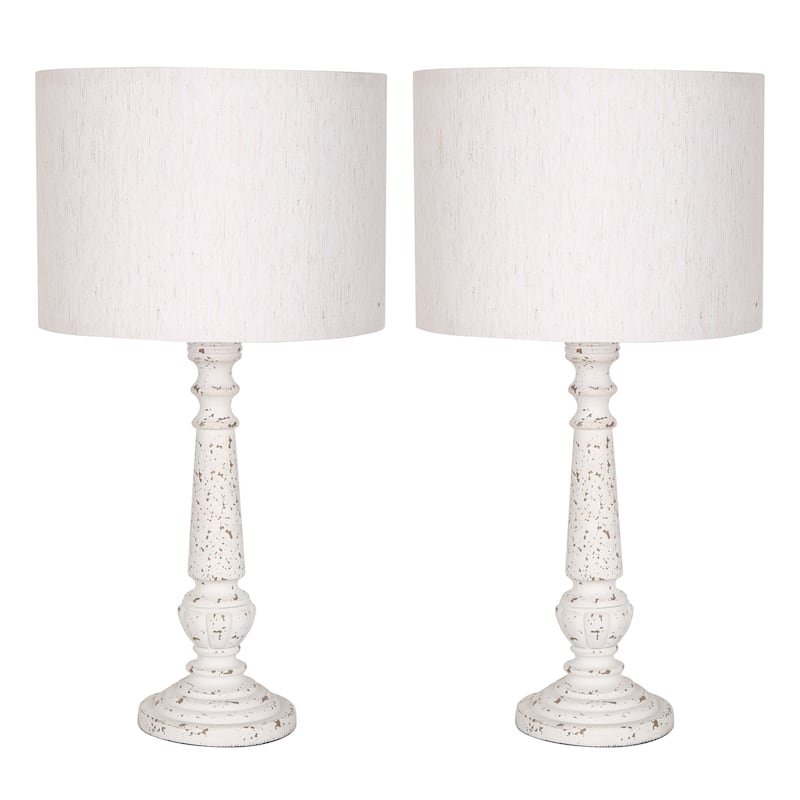 Vintage Bedside Nightstand Lamp Table Lamps Set of 2