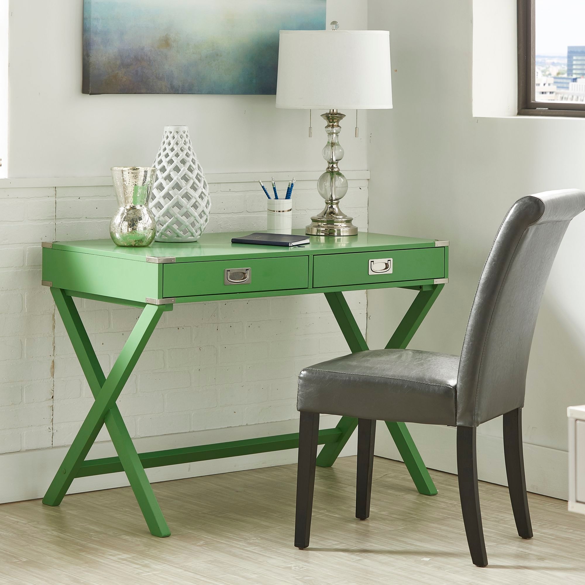 Kenton x base wood accent campaign writing desk inspire shop q modern