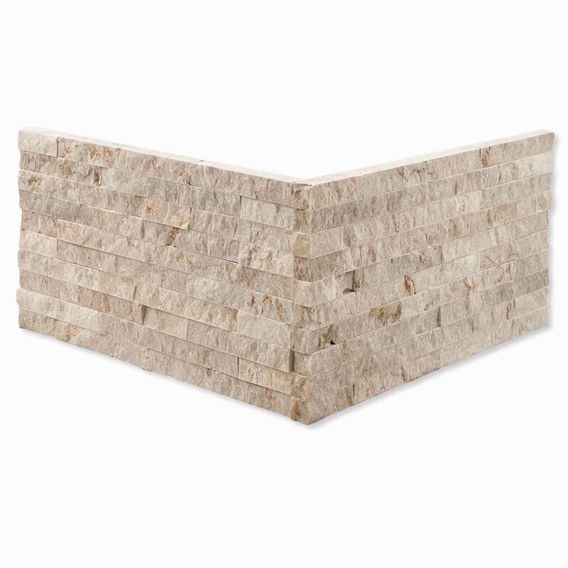 Cruz Bay Studio MKT45950 Slender Strip - 3" x 12" Brick Wall Tile - - Vanilla