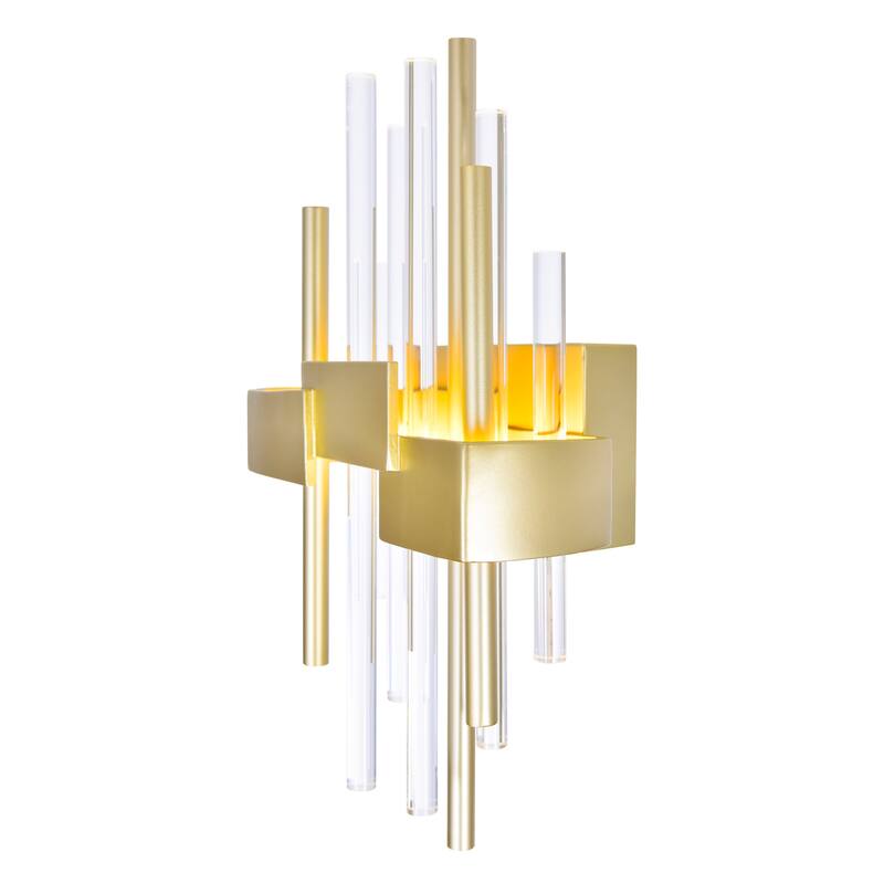 Millipede 7 in LED Satin Gold Wall Sconce - Satin Gold
