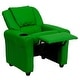 preview thumbnail 137 of 189, Contemporary Kids Recliner with Cup Holder and Headrest - 24"W x 21.5" - 36.5"D x 27"H