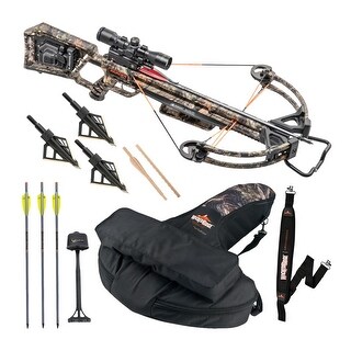 Wicked Ridge Invader X4 360 FPS Crossbow Kit with Case & Strap Bundle ...