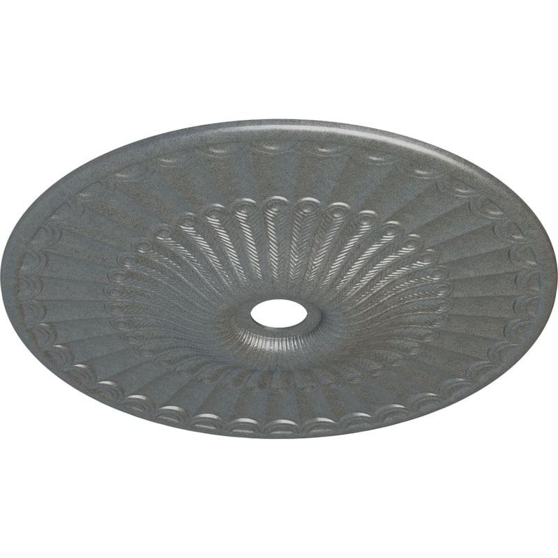 36 5/8"OD x 3 5/8"ID x 2 3/8"P Galveston Ceiling Medallion