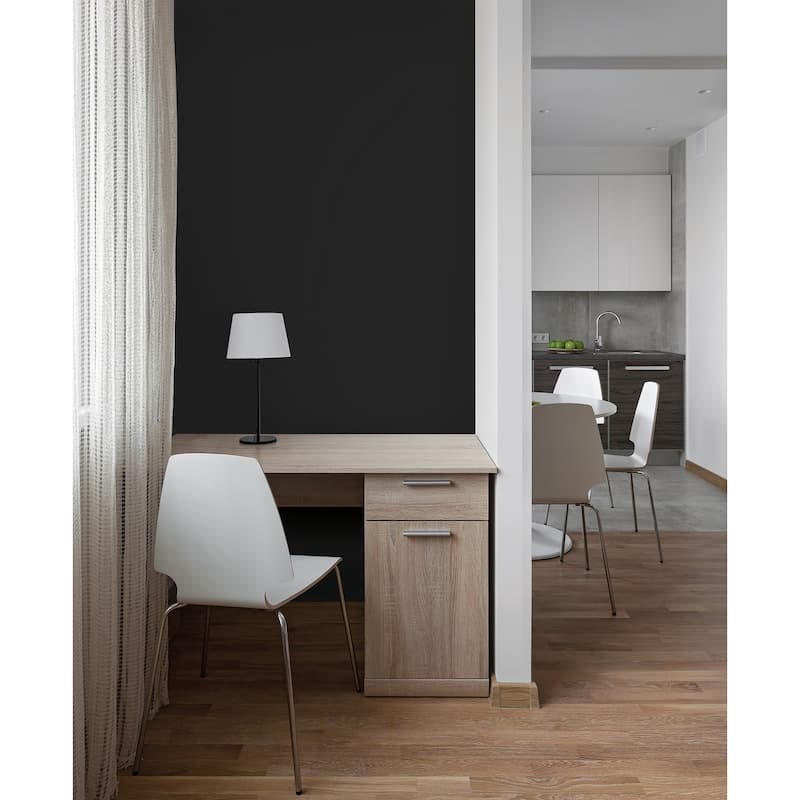 My Style Inkwell Black Peel & Stick Wallpaper