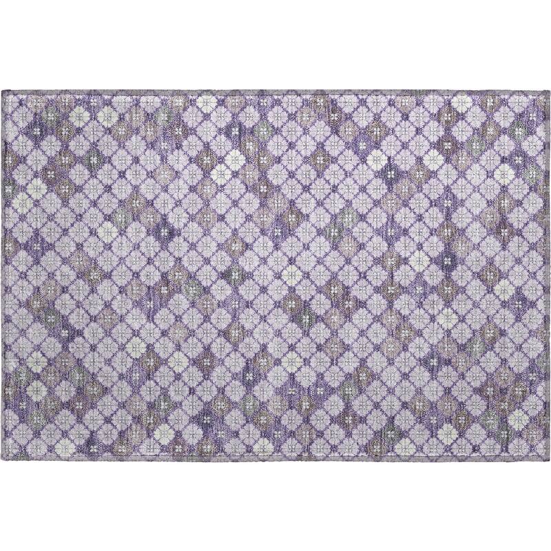 Premium Washable Super Soft Modern Mosaic Mayfield Rug
