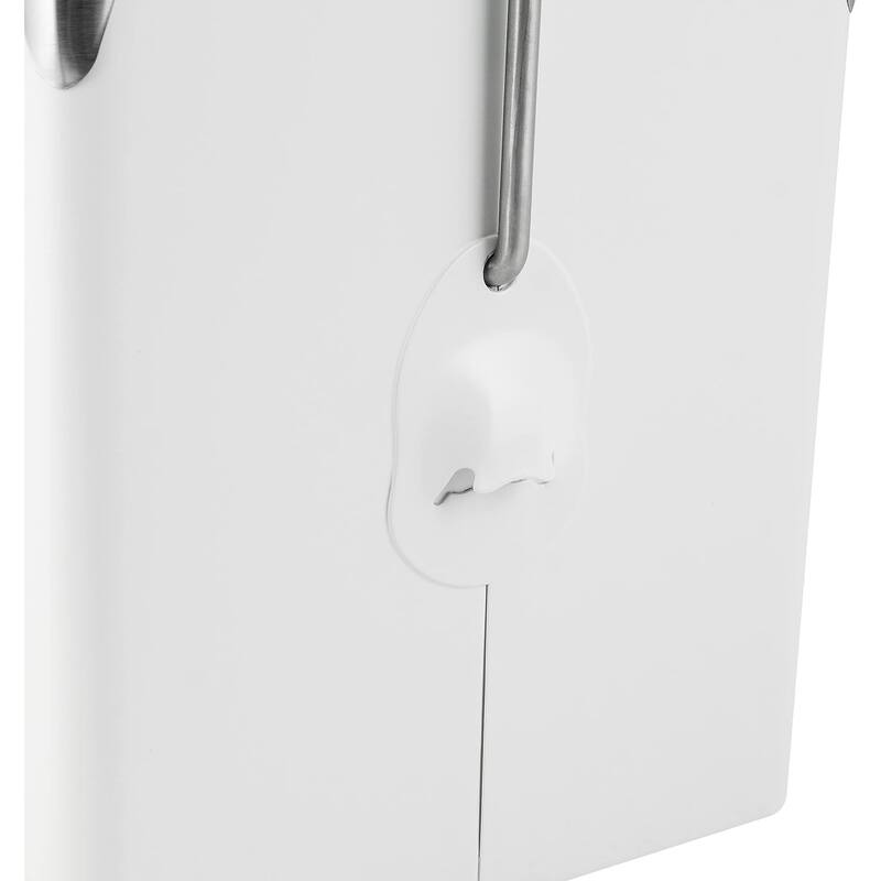 Permasteel 14-Qt Small Portable Cooler in White with Pepsi Logo