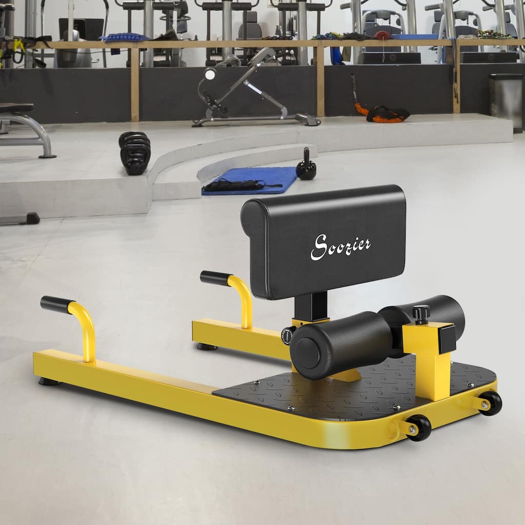 Soozier 3-in-1 Padded Push Up Sit Up Deep Sissy Squat Machine