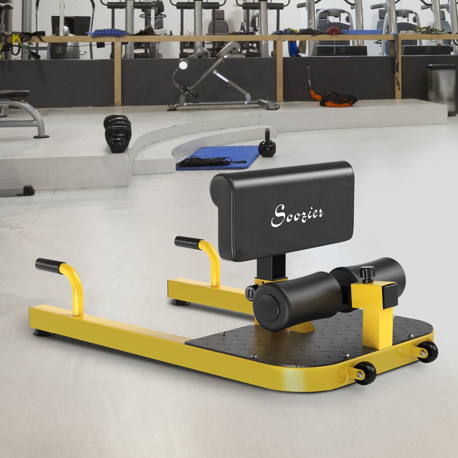 Soozier 3-in-1 Padded Push Up Sit Up Deep Sissy Squat Machine