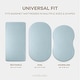 preview thumbnail 28 of 47, Muslin Bassinet Sheet, 100% Soft Cotton Fabric by Comfy Cubs