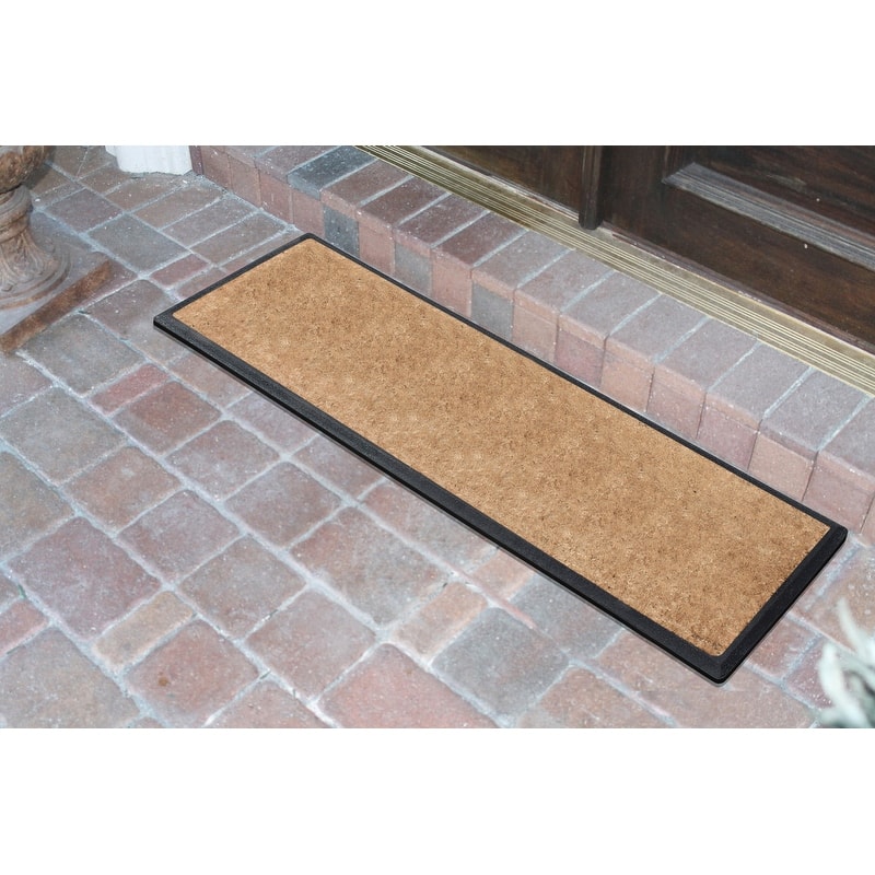 A1HC First Impression Natural Coir Double Doormat - 16"X48"