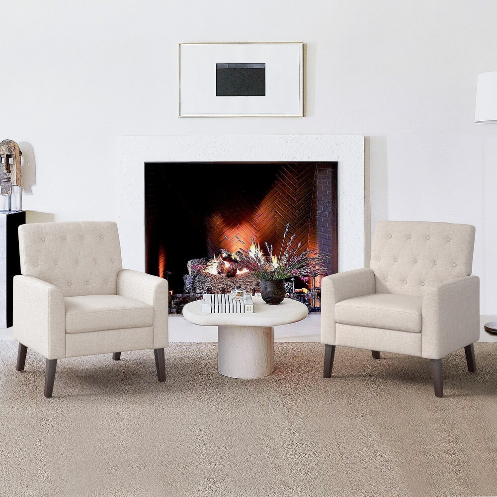 Off white accent store chairs living room