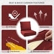 preview thumbnail 19 of 121, Gymojoy 24"x22"x6" Patio Thick Cushions & Pillows Set - Deep Seat Indoor/Outdoor Water & Fade Resistant