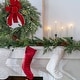 preview thumbnail 4 of 2, National Tree Company 60 in. HGTV Home Collection Quilted Velvet Tree Skirt, Ivory - 60 in