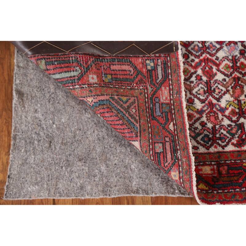 Hamedan Persian Vintage Runner Rug Hallway Hand-knotted Wool Carpet - 2'5"x 6'6"