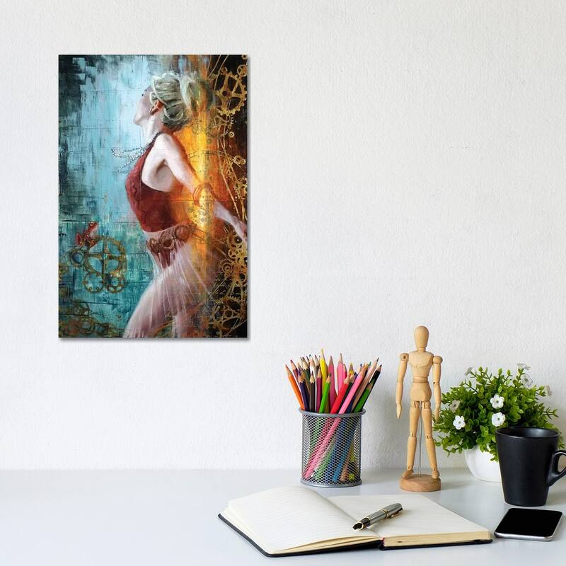 iCanvas "Hidden Smile" by Christopher Clark Canvas Print - 12x8x0.75