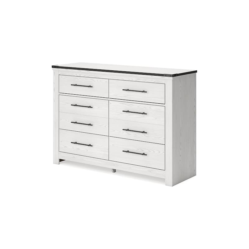 Signature Design by Ashley Schoenberg White/Black 6 Drawer Dresser