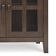 preview thumbnail 17 of 40, WYNDENHALL Stratford 60" Wide Solid Wood Transitional Large 4 Door Sideboard Buffet -  17"d x 60"w x 34"h