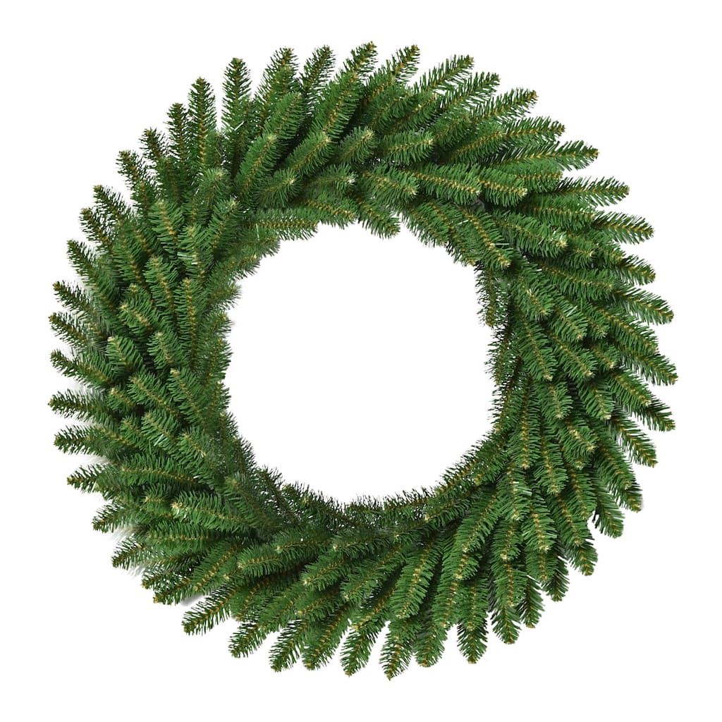 Puleo International 24" Mountain View Spruce Artificial Green Christmas Wreath