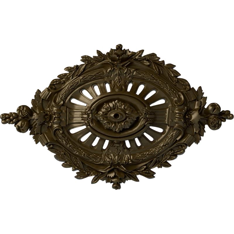 35 7/8"W x 22 1/2"H x 4 3/8"P Antonio Ceiling Medallion