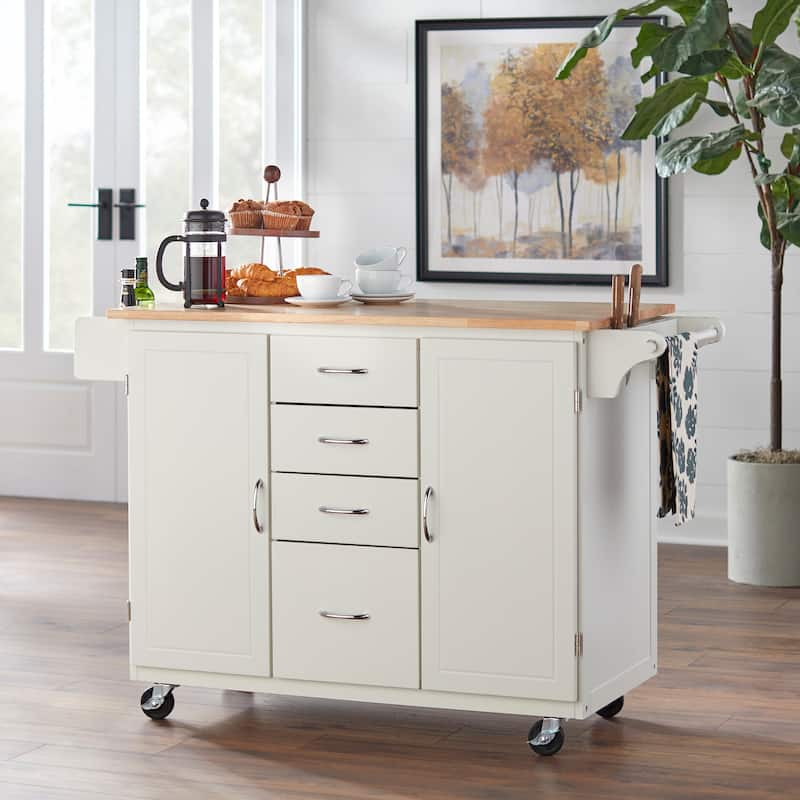Simple Living Country Cottage Kitchen Cart