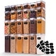 preview thumbnail 1 of 5, Cheer Collection Set of 24 Airtight Food Storage Containers Clear