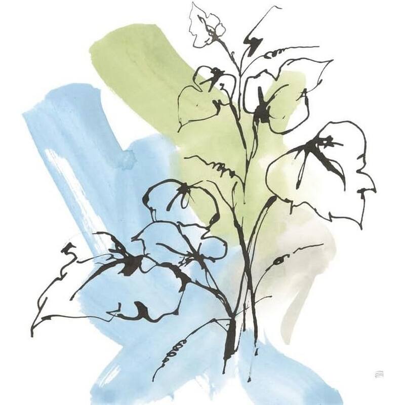 Tinted Ivy I Art Poster - Print On Demand