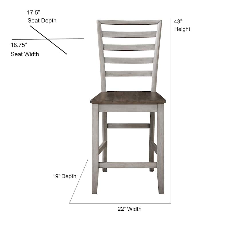 Steve Silver Aldrich 5-piece Drop-leaf Counter Height Dining Set